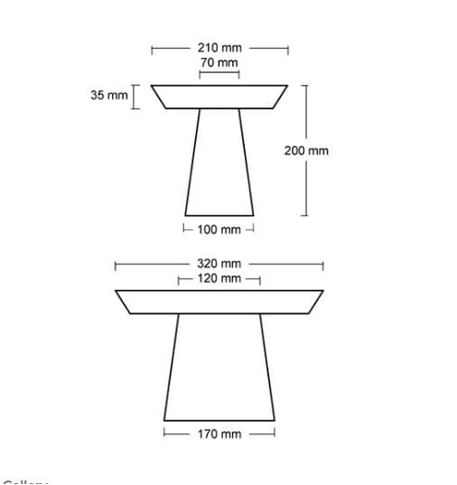 Бетонный держатель для фруктов URBI et ORBI Siman ARCH-00100855 - Вид №5