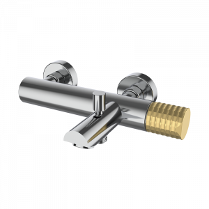 75224707 PREMIUM Chrome Смеситель ванна-душ Хромированное Золото GRB MIXERS