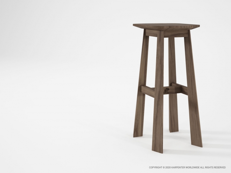 611_1315 Табурет прямоугольной формы Karpenter East - Вид №2