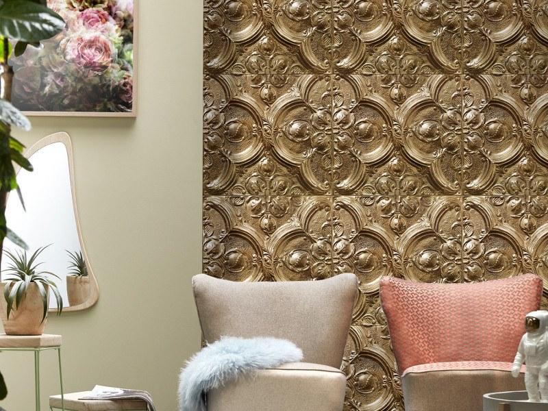 Koziel Моющиеся виниловые обои Tin tiles Ppv021d--x6  - Вид №2