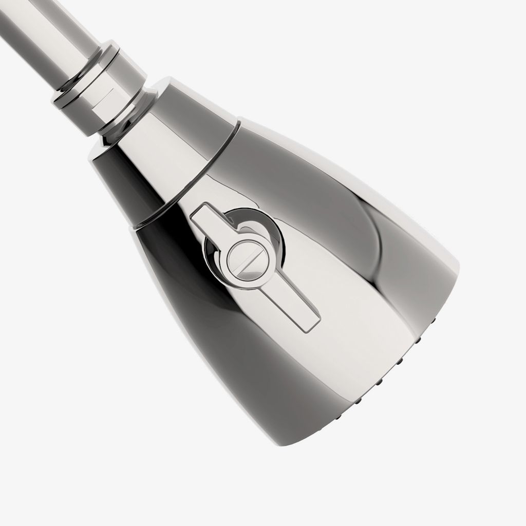 AESH72 Насадка для душа Aero 2 3/4 дюйма, рычаг и фланец Waterworks - Вид №1