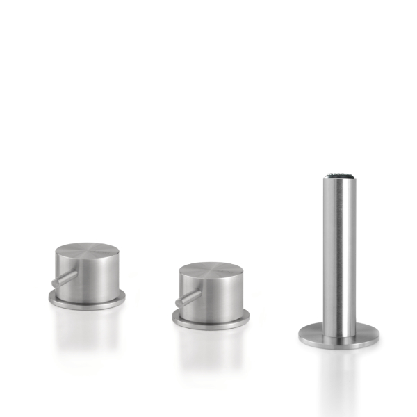 Комплект смесителей для края ванны с душем и 2 смесителями LOP382 linki 