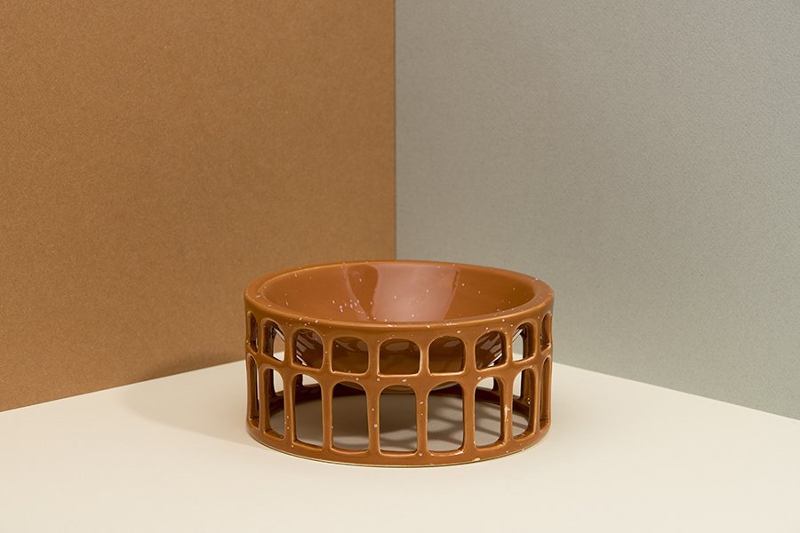 Миска керамическая оранжевая Hestia DOIY ДИЗАЙНЕРСКИЕ 00-3870120 Оранжевый  - Вид №1