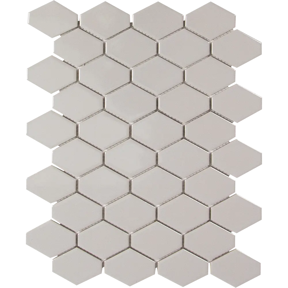 Фарфоровая мозаика ARTENS Flake в серых тонах с шестигранными элементами 82661945 STLM-0033159 - Вид №2