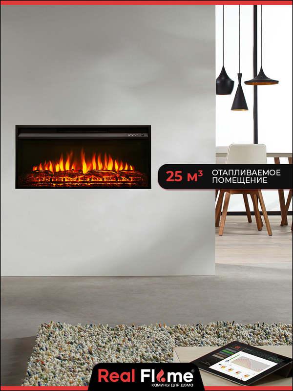 9079552 Каминокомплект Realflame ORFEY WT-F511 + FLASH-S 36 STDN-0015087 - Вид №8