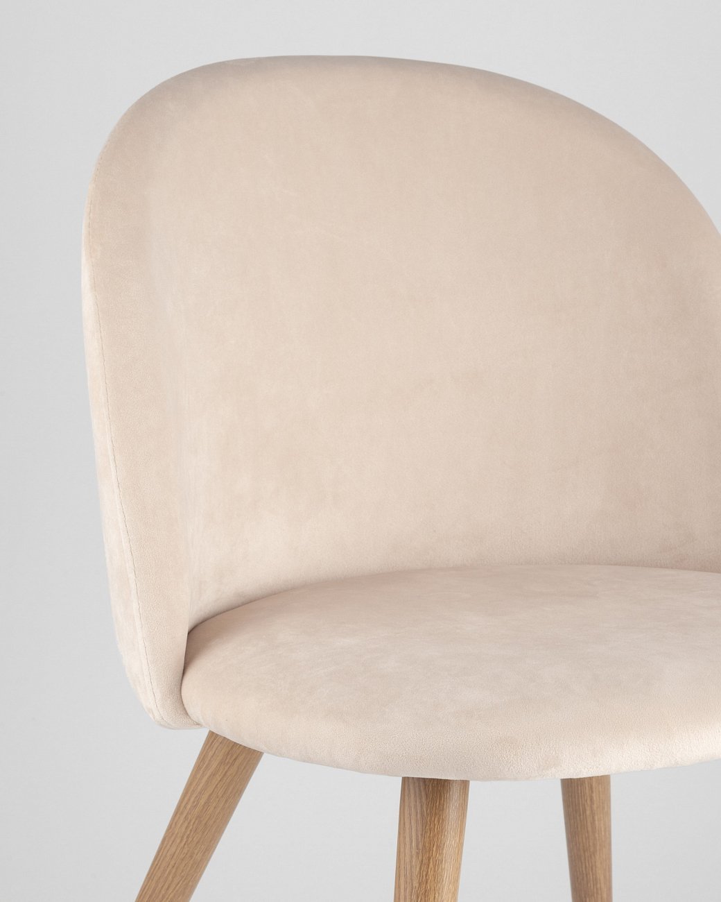 Стул со спинкой кремовый "Лион" STOOL GROUP ДИЗАЙНЕРСКИЕ, ИНТЕРЬЕРНЫЕ 00-3946190 Бежевый  - Вид №6