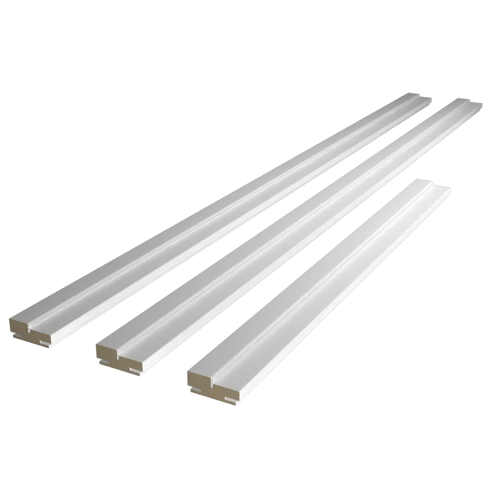 Телескопическая дверная коробка 2400×80×28 мм белая эмаль 89432557 Santreyd STLM-1583025 - Вид №1