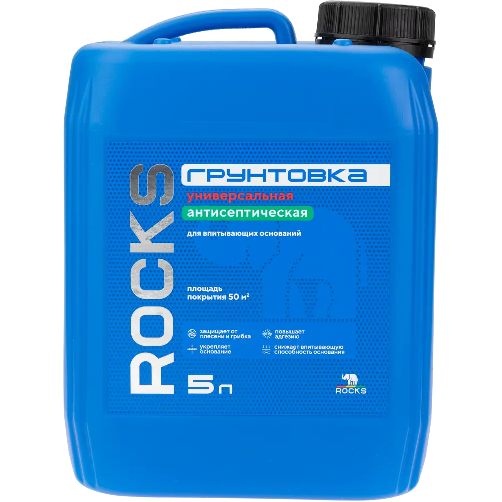 Грунтовка универсальная для влажных помещений Rocks 5 л 83670359 STLM-2150792 