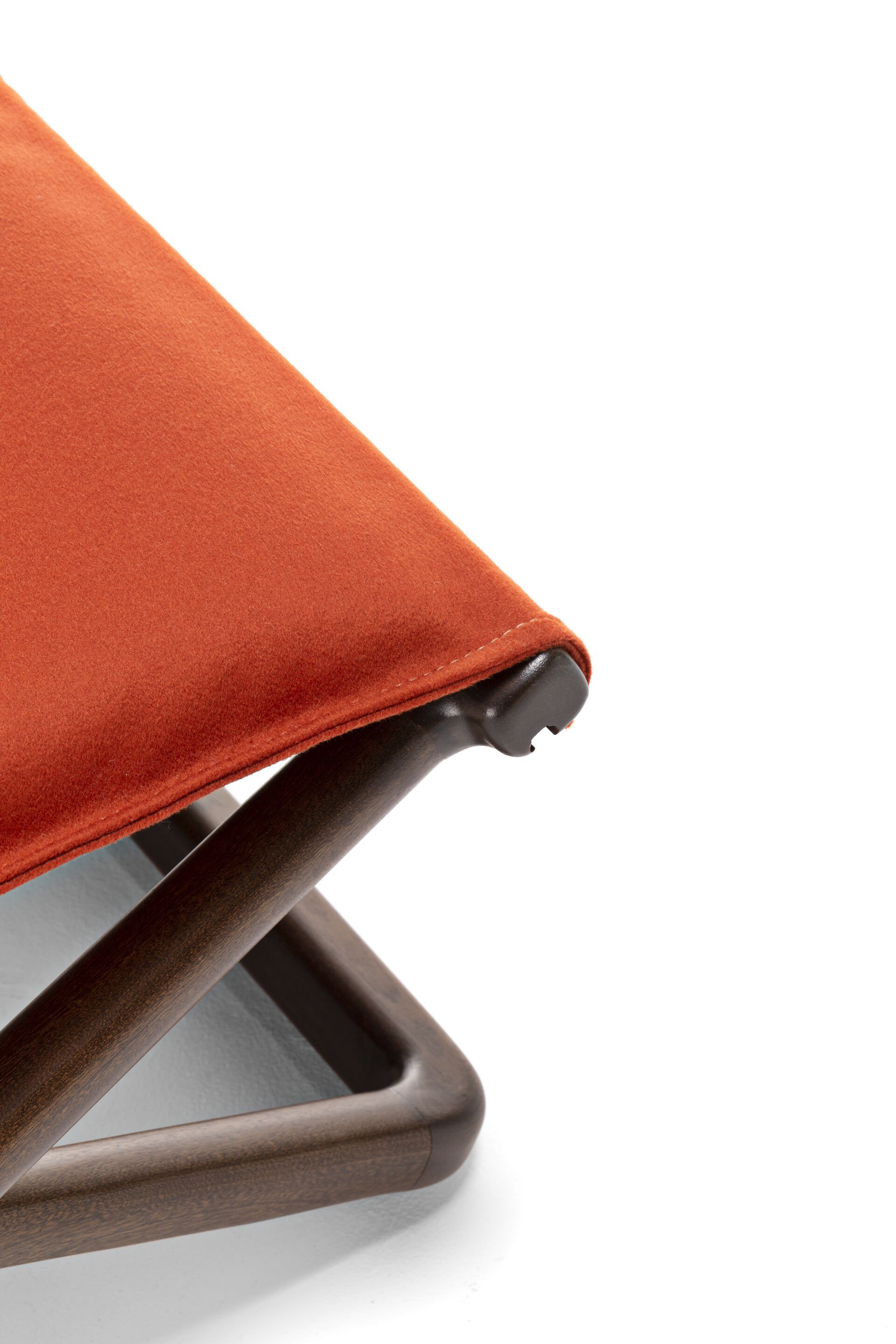 Прямоугольная Садовая подставка для ног из красного дерева и ткани Exteta Loro Piana Interiors, The Delight Chairs St. Moritz by Exteta ARCH-00106661 - Вид №11