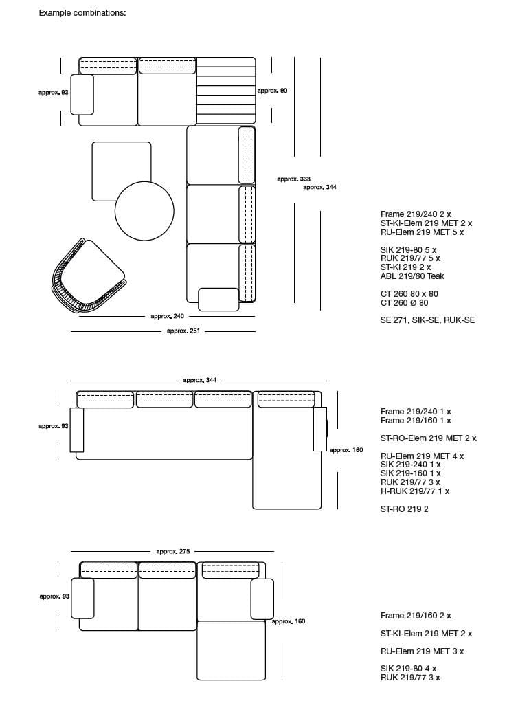 Полиэстер сад диван Rolf Benz Рольф Бенц Йоко ARCH-00058968 - Вид №11