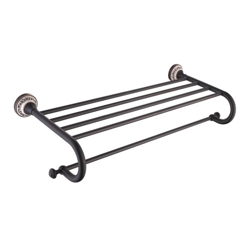 Apollo KEA-16542ORB Полка с полотенцедержателем krausru 