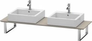 XL016C04343 Консоль для накладных раковин и встраиваемых умывальников, для угла слева X-Large #XL016C 480 мм Базальт матовый, декор