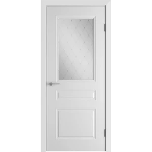 VFD Межкомнатная дверь «Стелла» с сатиновым стеклом 60×200 см 82212318