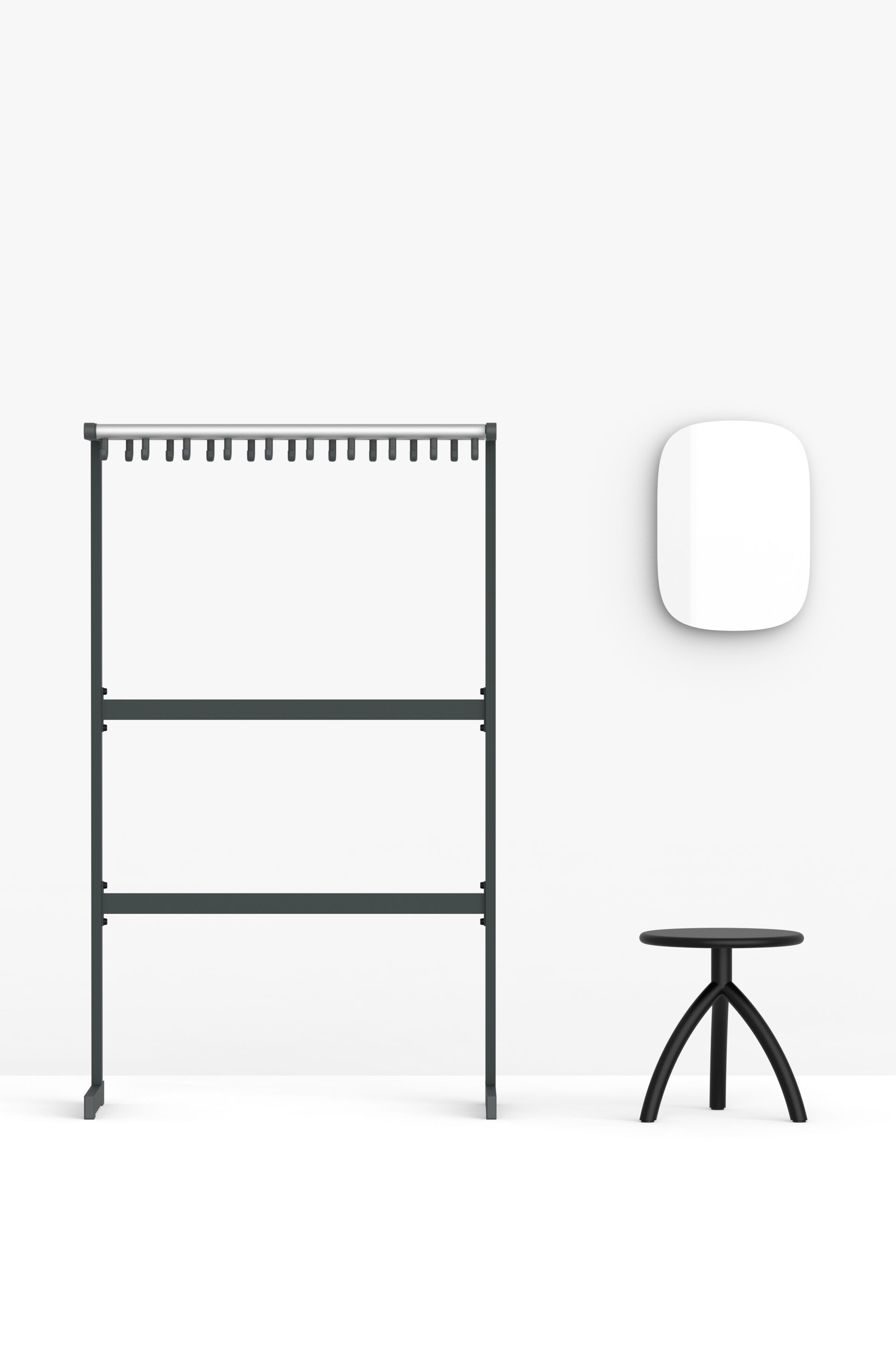 Настенное стеклянное зеркало FUNCTIONALS слайд ARCH-00054192 - Вид №27