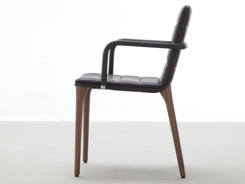 Tonon Мягкое деревянное кресло с подлокотниками Pit sun-id-1378288 - Вид №2