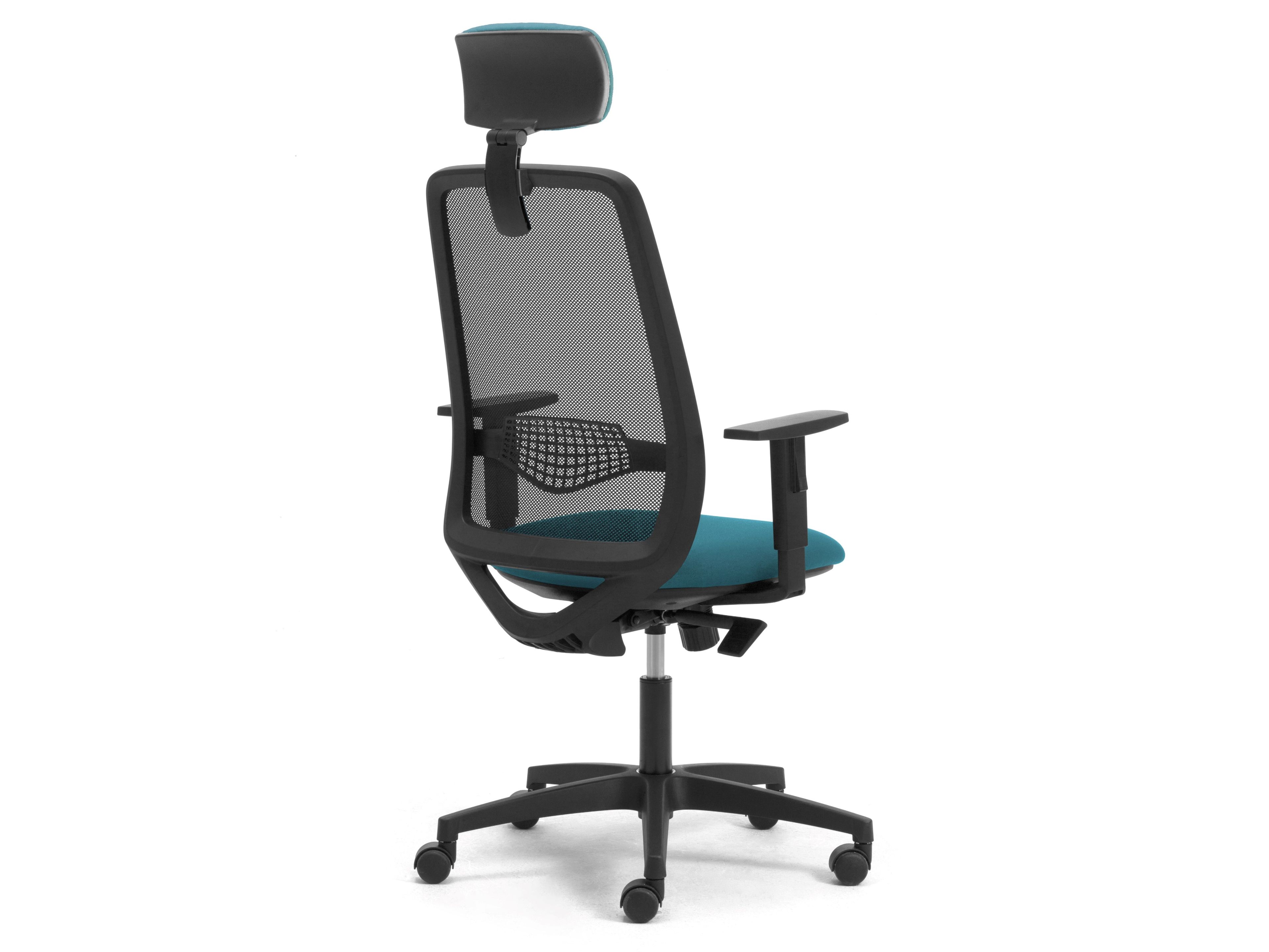 5-спицевое тканевое вращающееся офисное кресло с подголовником Leyform Star ARCH-00070637 - Вид №2