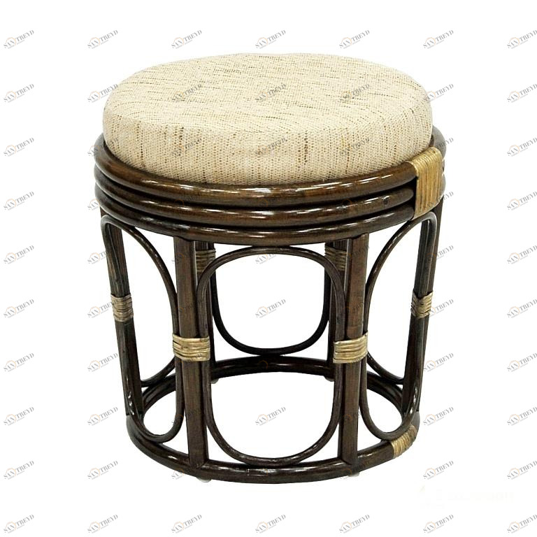 Табурет из ротанга венге Comfort ЭКО ДИЗАЙН ПЛЕТЕНАЯ 009735 Бежевый;коричневый 