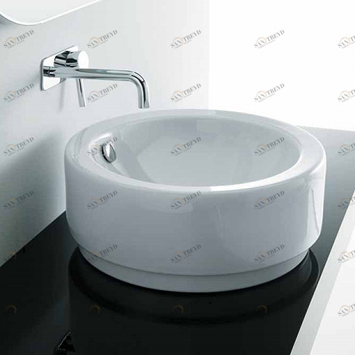 PT04545001 Накладная раковина на столешницу  овальная Disegno Ceramica 