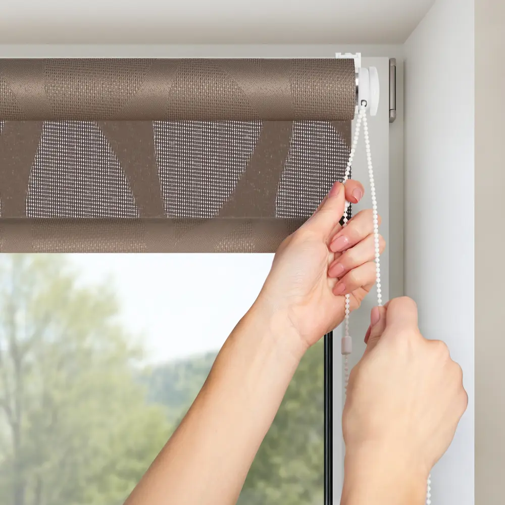 Штора рулонная Bella 70x160 см бежевая PRAKTO STLM-2210154 - Вид №8