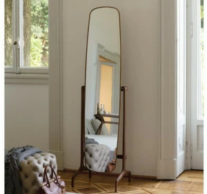 Porada Наклонное напольное зеркало из орехового дерева Iron