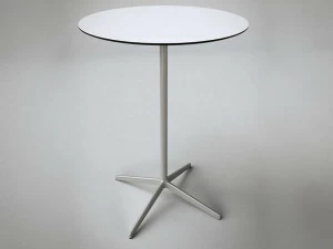 ENEA Круглый стол с алюминиевым основанием и основанием из hpl Lottus tables