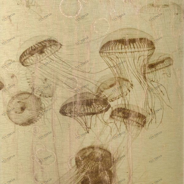 Арт-панель на холсте Alex Turco Underwater Golden Poison GOLDENPOISON