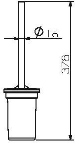 30825A Ерш подвесной цвет хром LANGBERGER molveno - Вид №2