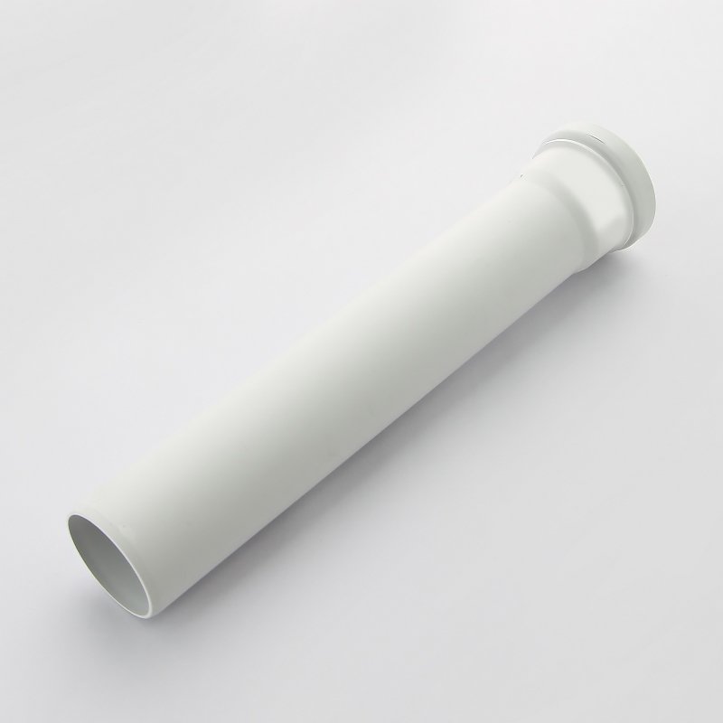 Канализационная труба 40 х 1000 Sinikon с раструбом (белая) 500029К - Вид №1