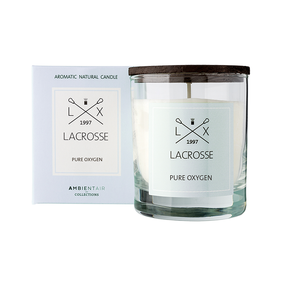 VV040OXLC Свеча ароматическая lacrosse, Кислород, 40 ч Ambientair 