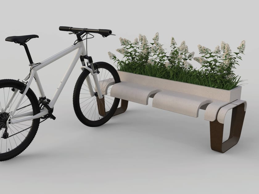 Реконструированная каменная стойка для велосипедов Viscio Urban Design Key ARCH-00098211