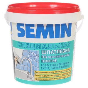 Шпатлевка выравнивающая по плитке Semin 1.5 кг 81964410 STLM-2029299