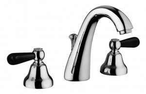 19501-22501-17501-21501-23501 Смеситель для раковины на три отверстия со сливным клапаном 1,1 / 4 ”. Bongio Oxford Lux