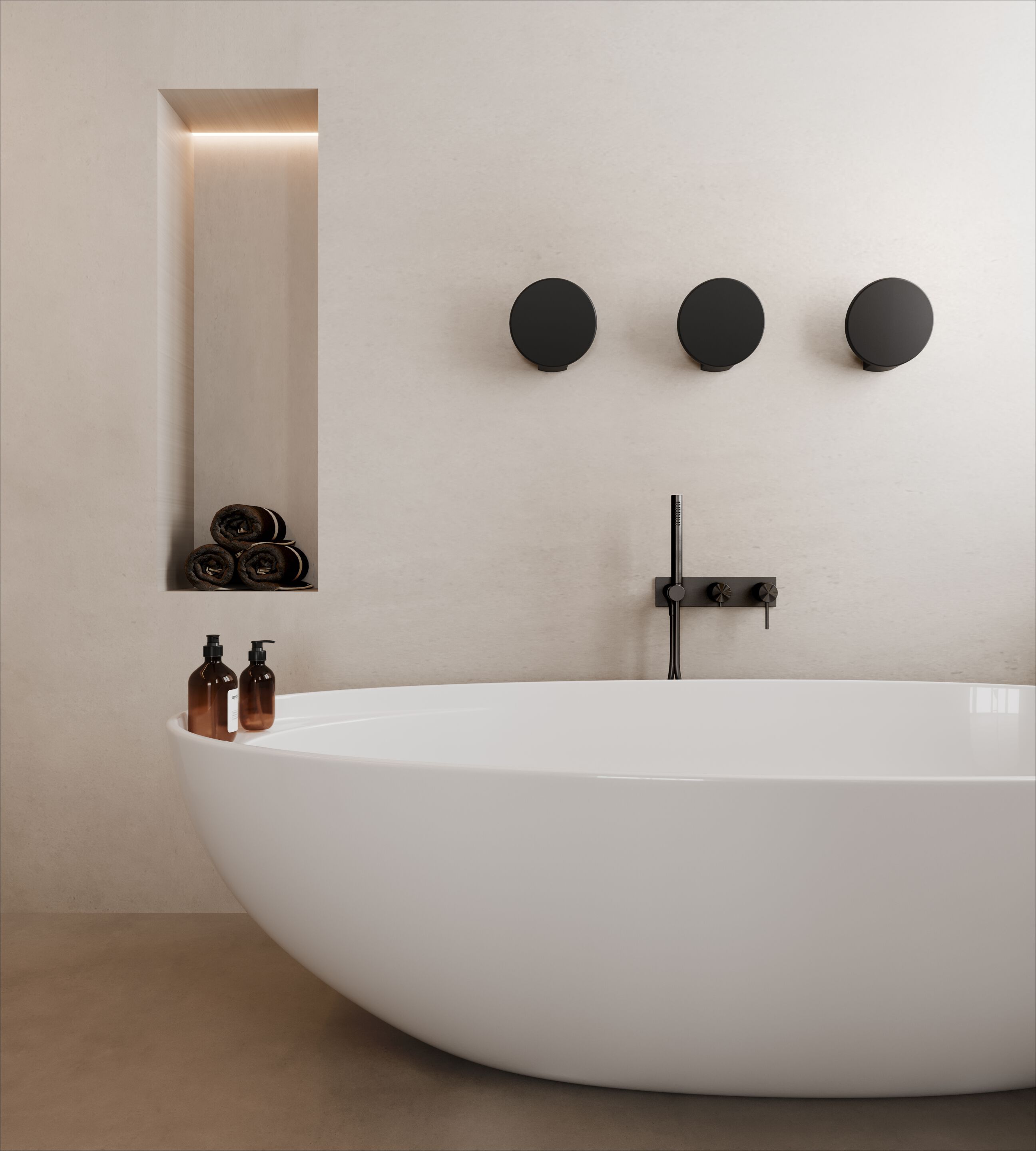 Настенный рециркулированный алюминиевый полотенцесушитель Tubes Elements ARCH-00031676 - Вид №3