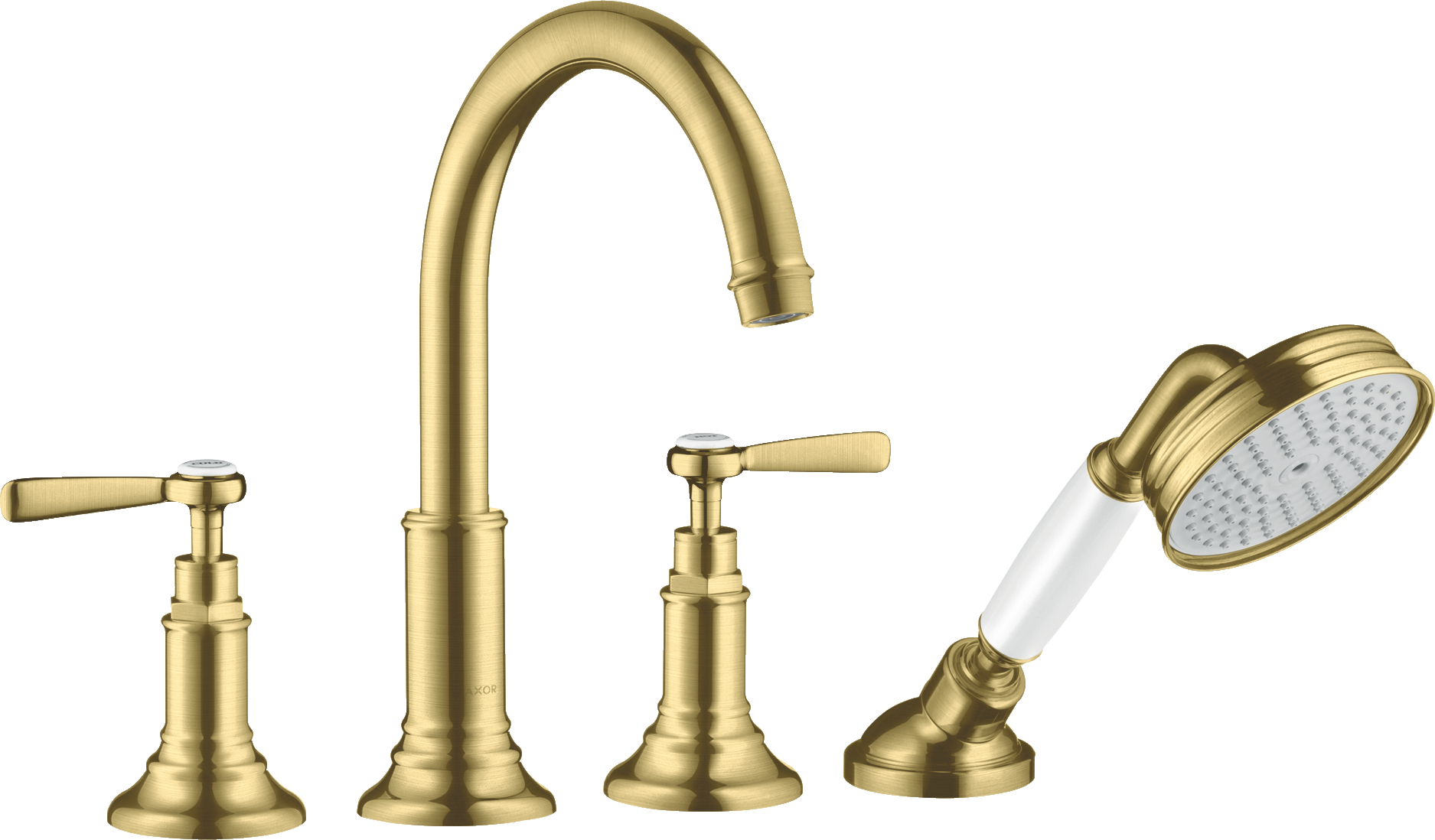 16550950 Смеситель для ванны на край на 4 отверстия с рычажными ручками AXOR MONTREUX