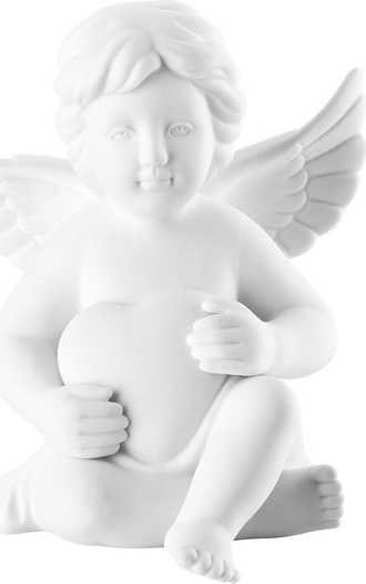10593116 Rosenthal Фигурка Rosenthal Ангел с сердцем 6,5см, фарфор Фарфор 