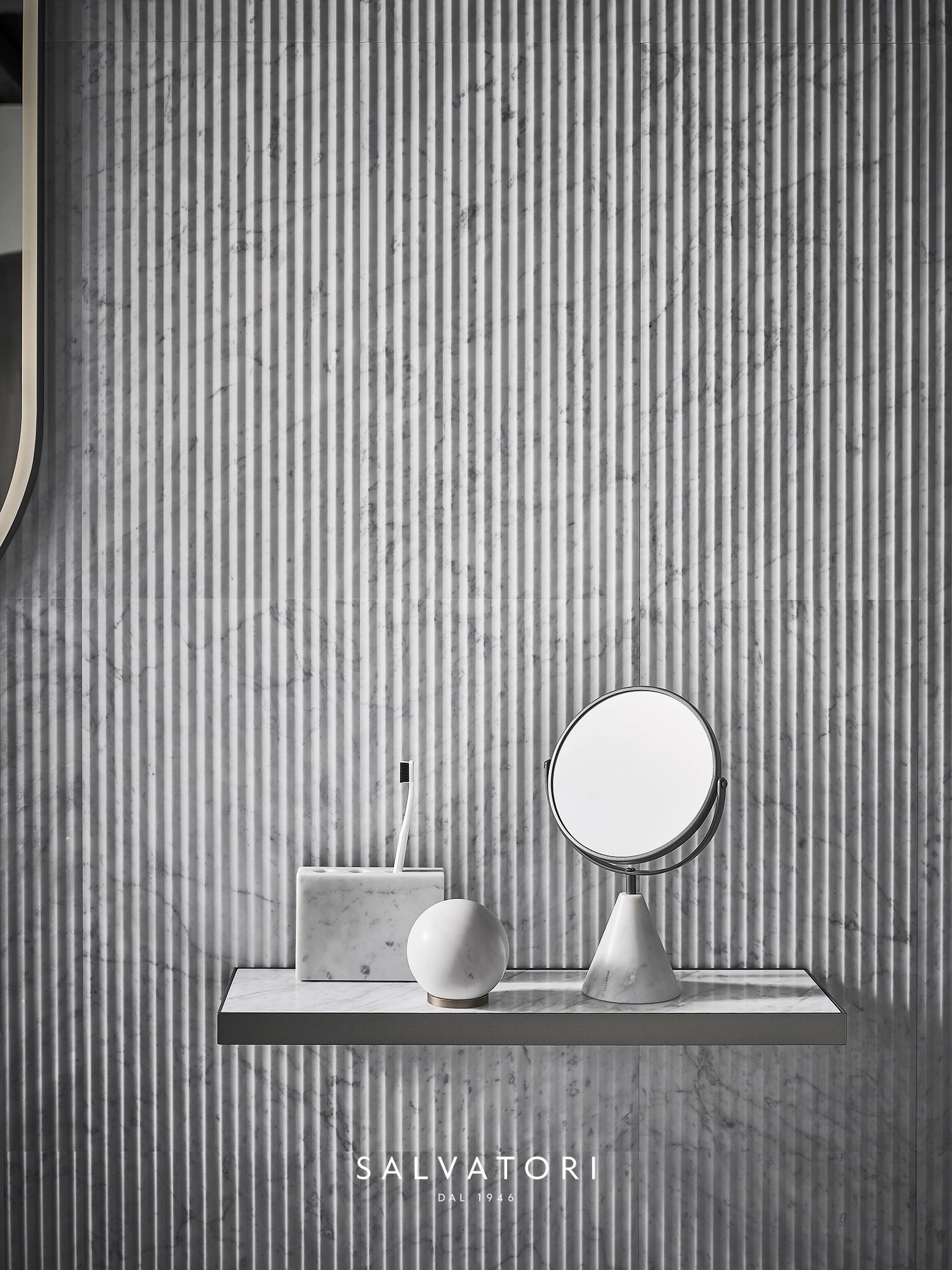 Подставка для зубных щеток из мрамора Salvatori Фонтане Бьянке ARCH-00028109 - Вид №8