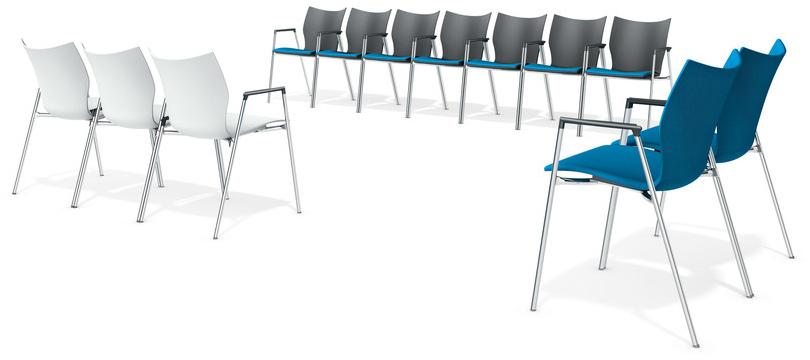 Casala Стул из ткани с подлокотниками Lynx iii 2583-10 - Вид №1