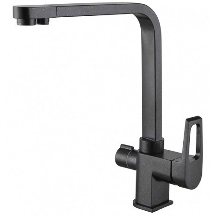 Zorg ZR 334 YF черный металлик Смеситель для кухни Zorg 320х220  - Вид №1