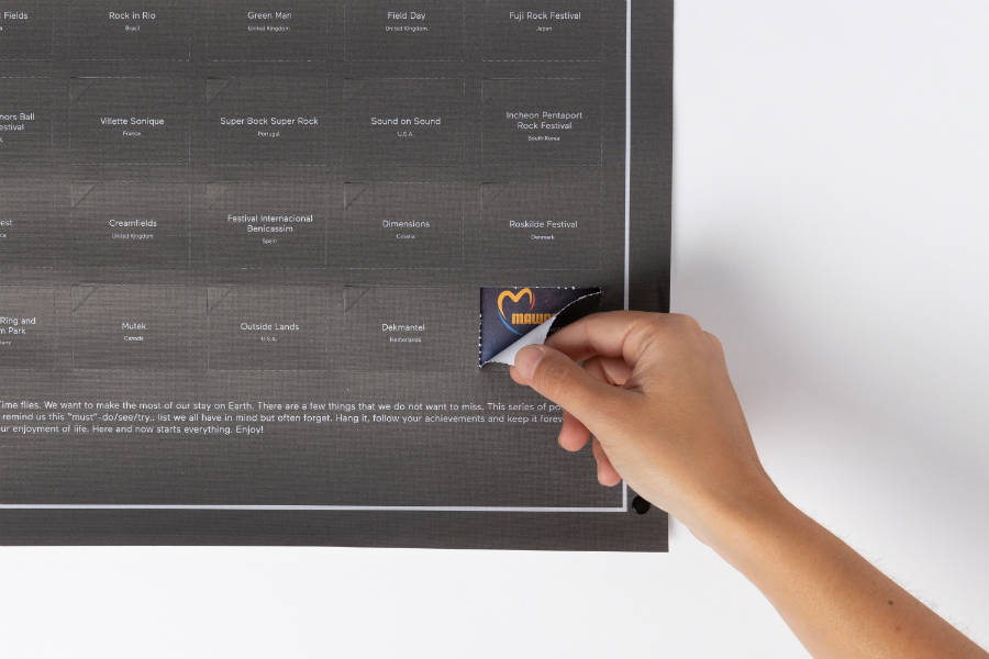 DYPOSTFEE Постер «50 фестивалей, которые нужно посетить в жизни» Doiy  - Вид №4