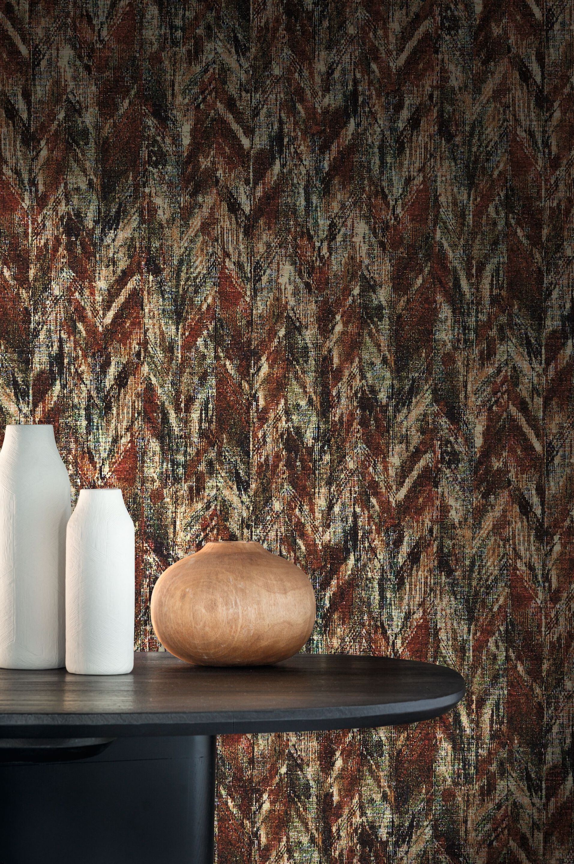 Жаккардовая настенная ткань с графическим рисунком Casamance Джаспер ARCH-00017569 - Вид №1