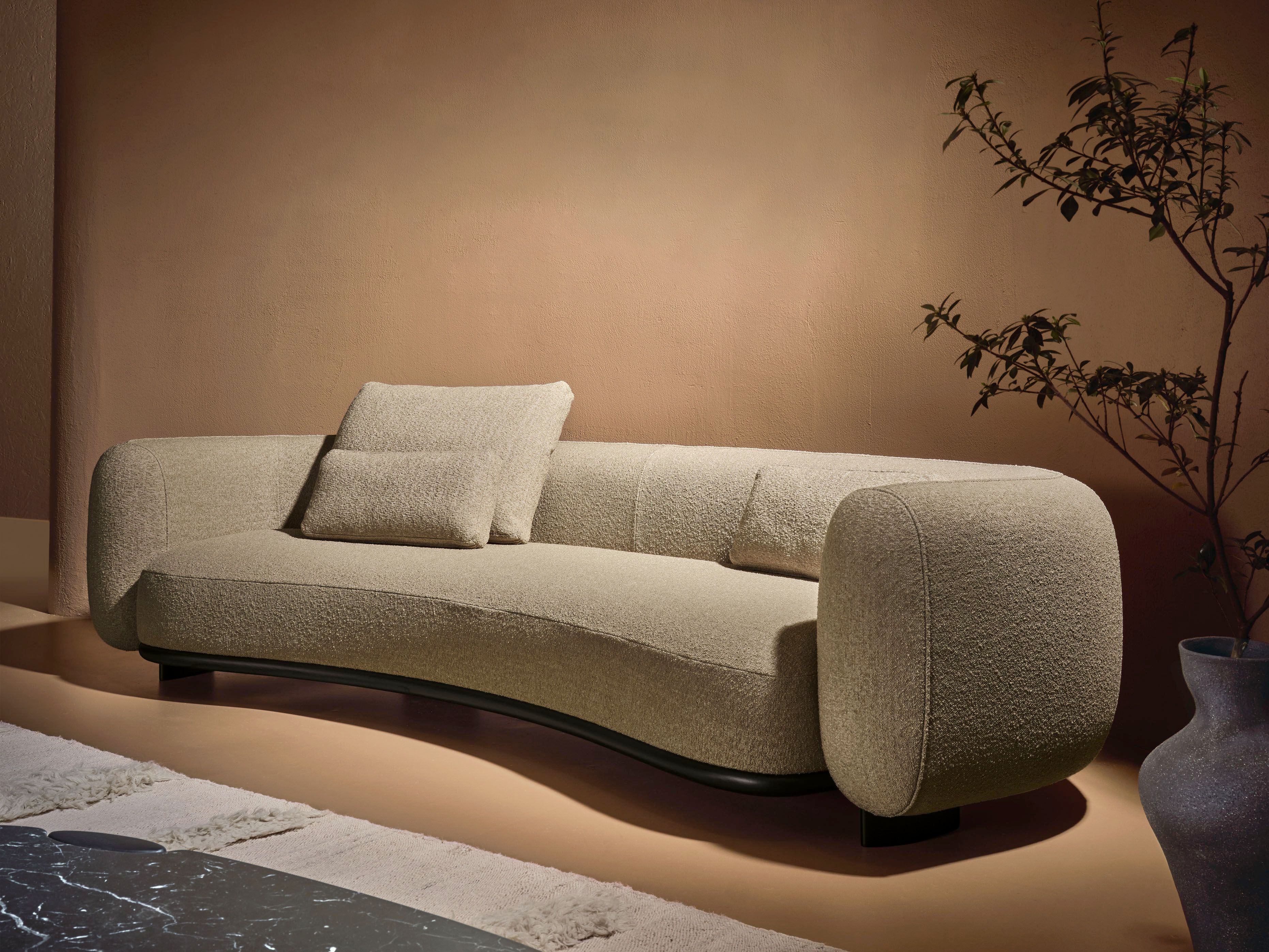 Тканевый диван с деревянной основой Naturedesign Home ARCH-00053395 - Вид №2