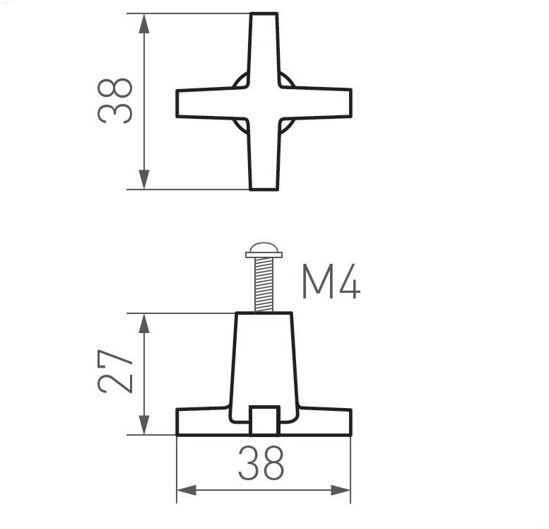Dauby Металлическая ручка Pure® 17113 - Вид №1