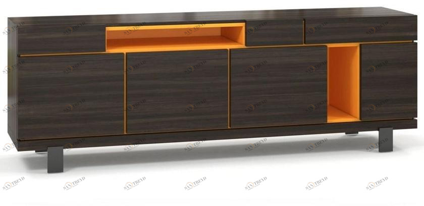 Roche Bobois Комод из мдф с распашными дверцами с ящиками sun-id-1458333