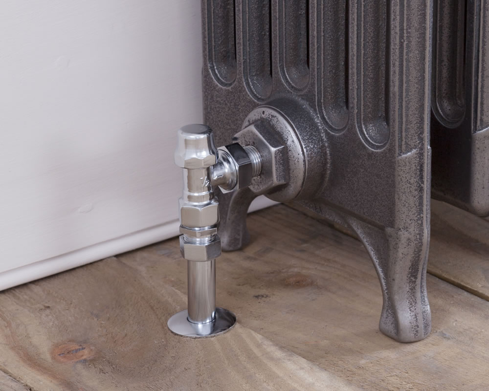 LD201 Дроссельная заслонка 15 мм впускной ручной клапан радиатора (хром) Сarronheating  - Вид №3