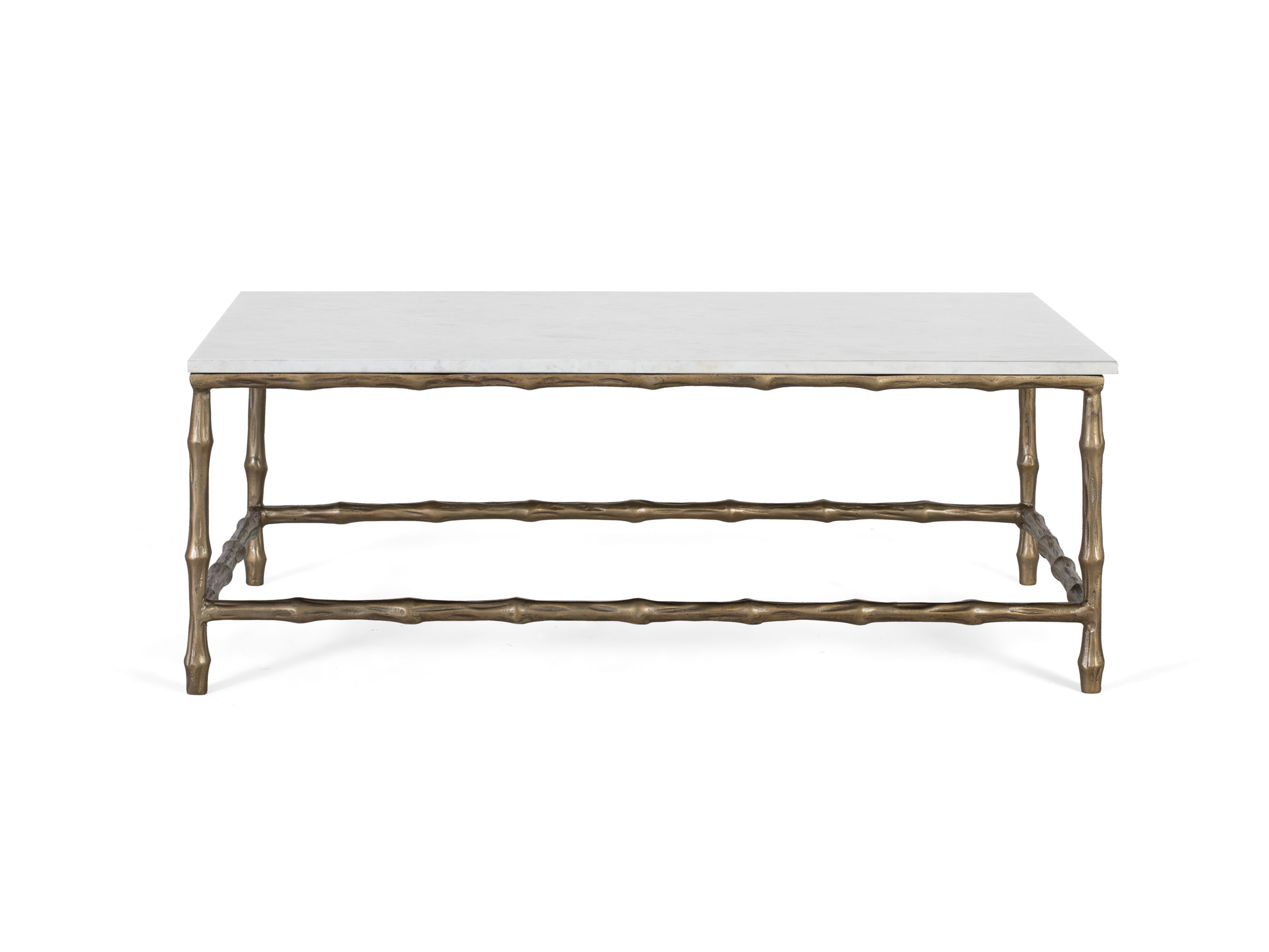 Мраморный низкий прямоугольный журнальный столик Giner y Colomer 1609 ARCH-00098043