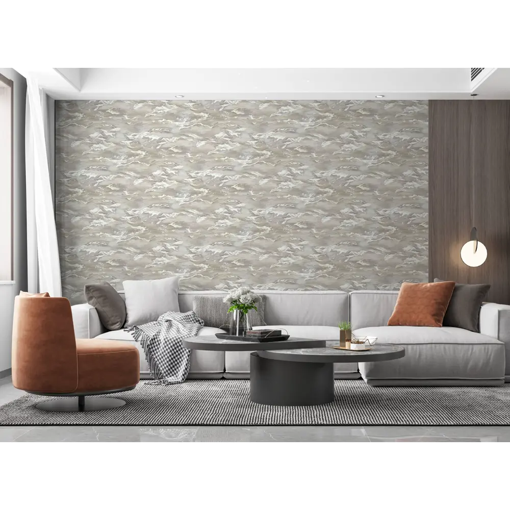 Обои флизелиновые Anturage Pietra коричневые 1.06 м AN8746-23 STLM-2096090 - Вид №2