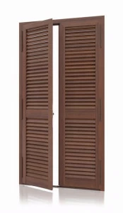 Kikau Бронированный алюминиевый ставень с неподвижными ламелями K80