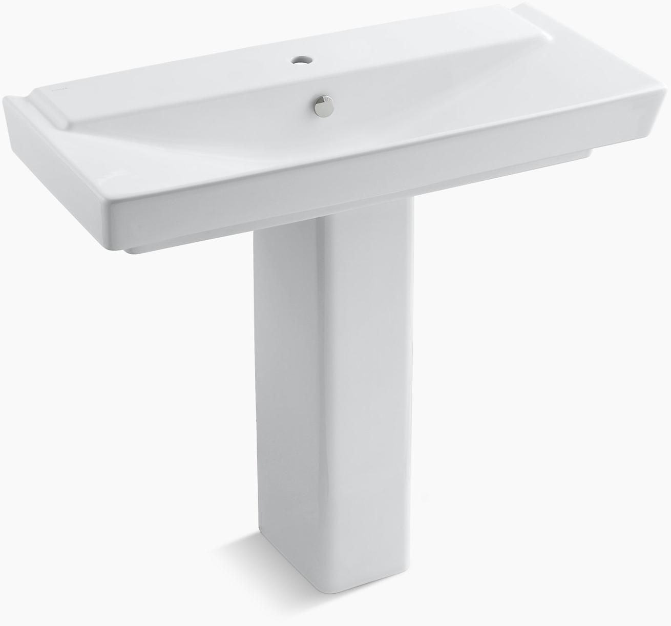 K-5149-1-47 Напольная раковина стоящая прямоугольная Kohler  - Вид №1