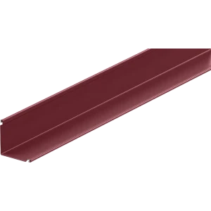 Планка угла внутреннего 50x50x2000 мм 0.4 мм RAL 3005 вишневый