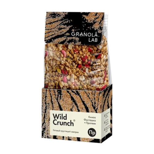 Кранч-гранола Киноа фисташка протеин Granola.Lab 260 г Santreyd 13356